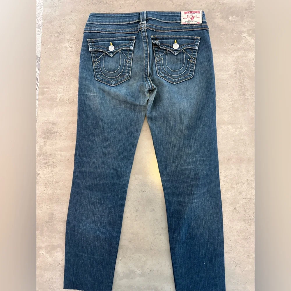 True Religion Dark Blue Skinny Jeans Y2K style | Size 29 - Picture 6 of 9
